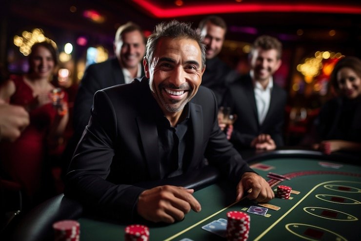 Meja blackjack live Galactic Gems dengan dealer profesional